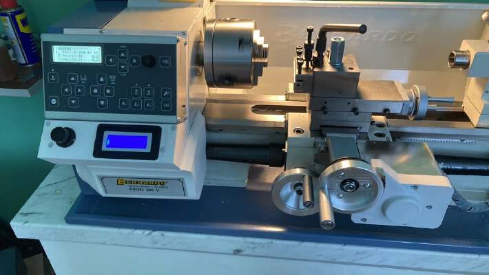 Fitting Electronic Lead Screw ELS4 Basic from Rocketronics on Bernardo Profi 300V Lathe | 3d print model