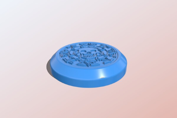 Cryptex Pirates of the Caribbean end cap | 3d print model
