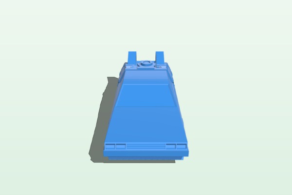 Delorean Low Poly Car | 3d print model