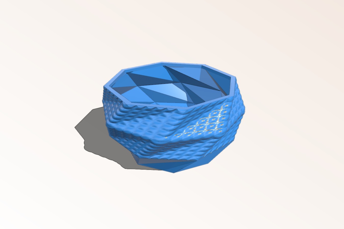 Low poly planter