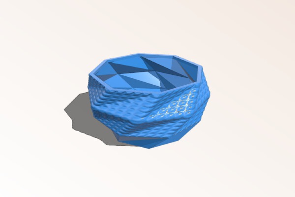 Low poly planter | 3d print model
