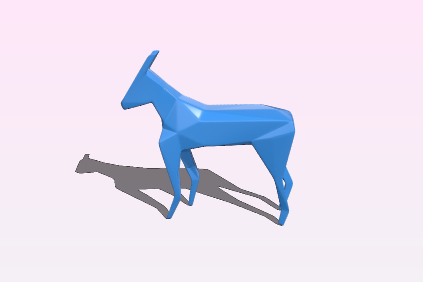 Low poly deer