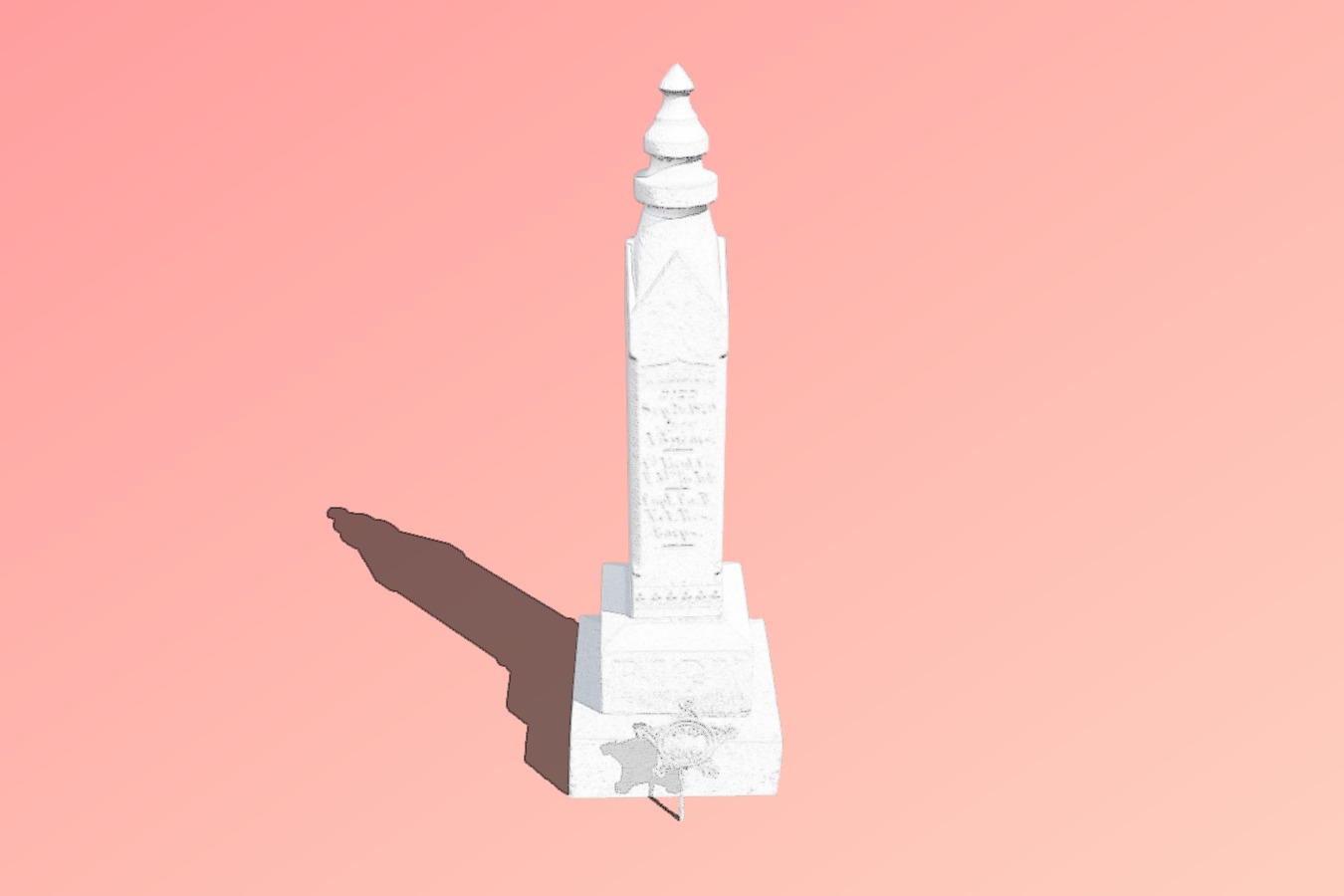William B. Dick Grave Monument