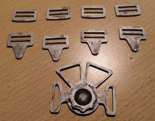 Anschnallgurt (4 Punkt Gurt) Flugzeug | 3d print model