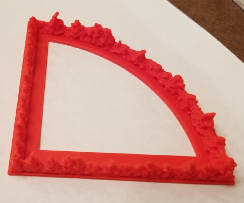 Fiery Burning Hands Template | 3d print model