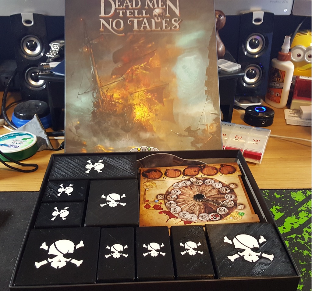 Dead Men Tell No Tales (Board Game Insert & Storage) Remix