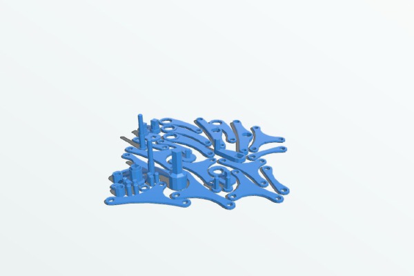 EranT Strandbeest tighter plating | 3d print model