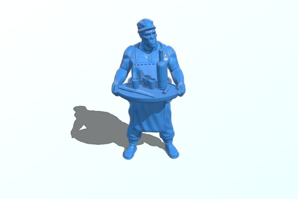 Orc Barkeep | 3d print model