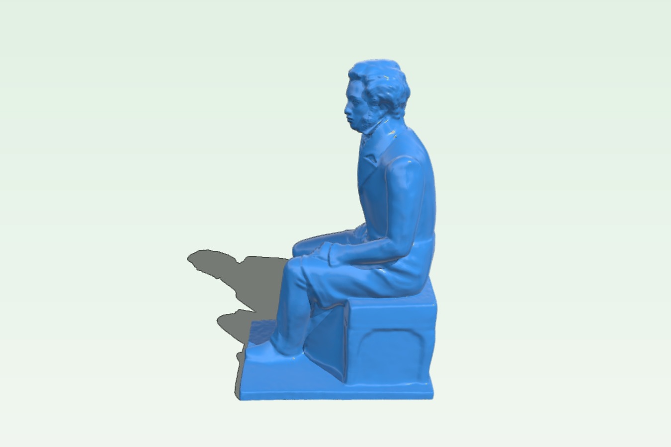 Alexander Pushkin at Art Park Muzeon, Moscow