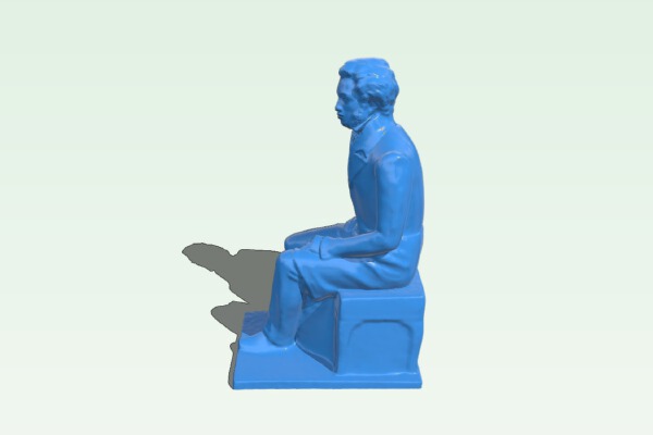 Alexander Pushkin at Art Park Muzeon, Moscow | 3d print model
