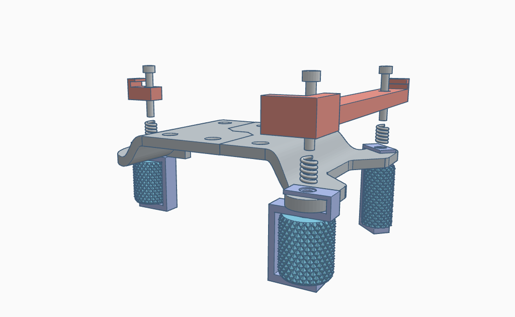 Trinus - Bed Level Adjustment Screw Assembly