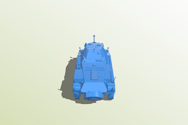 Tank SDKFZ 234 | 3d print model