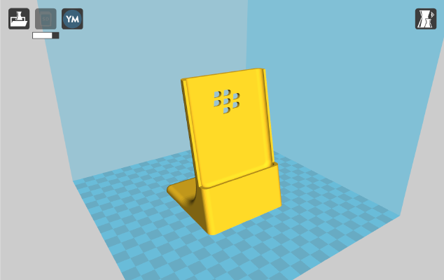 BlackBerry KEYone Charging Stand | 3d print model