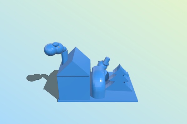 Christmas Factory | 3d print model