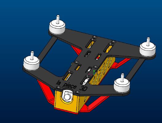 drone quad quadcopter rocket 215 print 3D | 3d print model