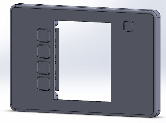 Custom case for CNC DRO panel | 3d print model