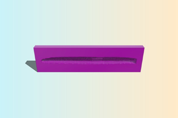 Senko Worm Fishing Bait Lure Mold | 3d print model
