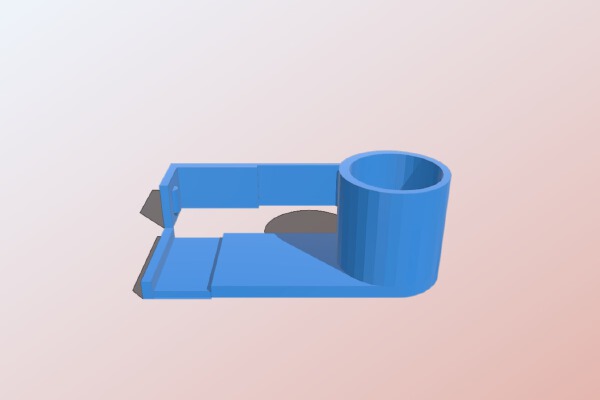 Galaxy Note 2 Otterbox Defender Microscope Objective Mount | 3d print model