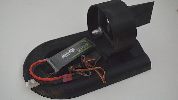 Single Motor RC Hovercraft | 3d print model