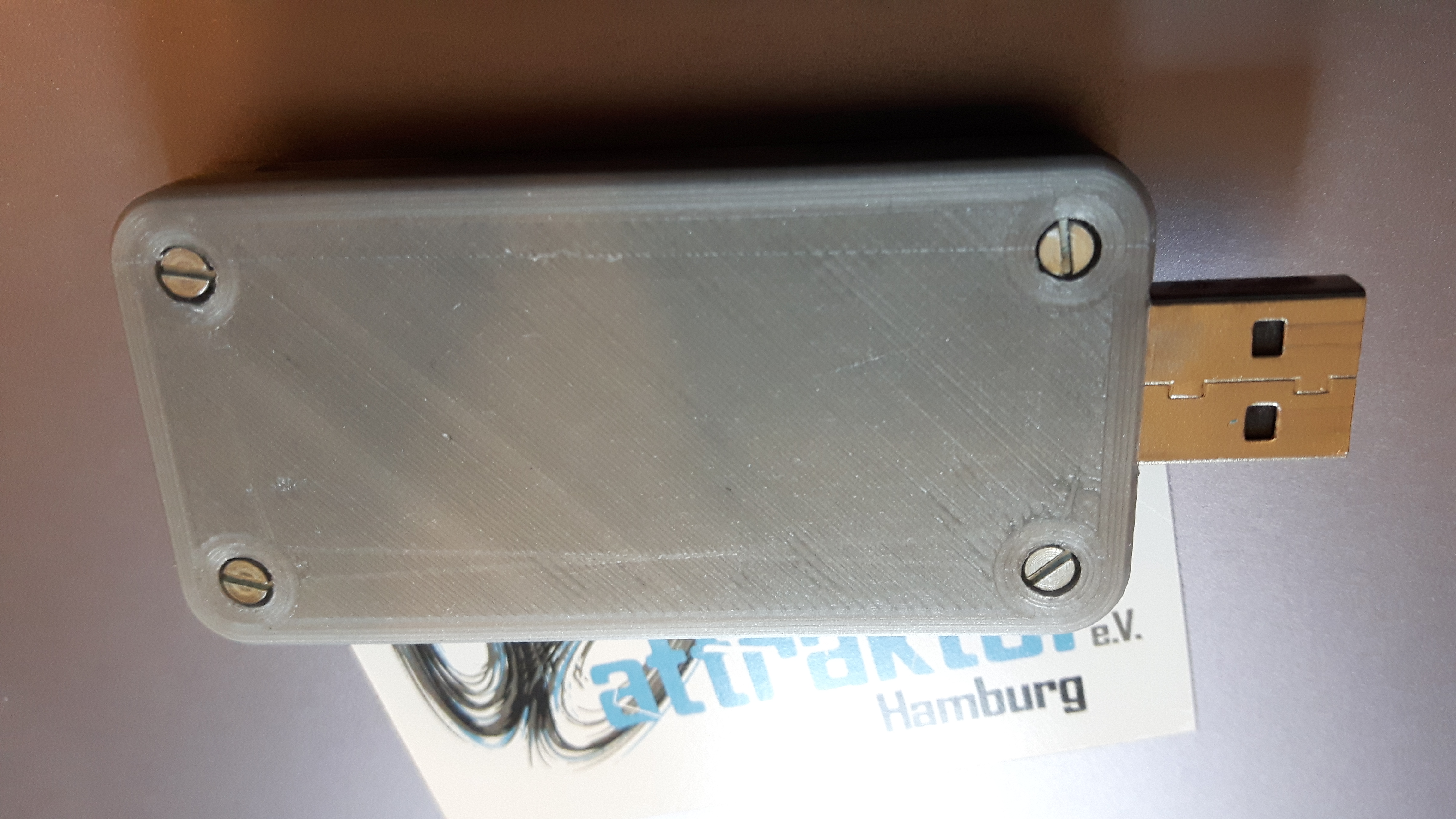 Raspberry Pi Zero W USB Dongle Case, Modded Header_USB-Pos_Heat-Sink