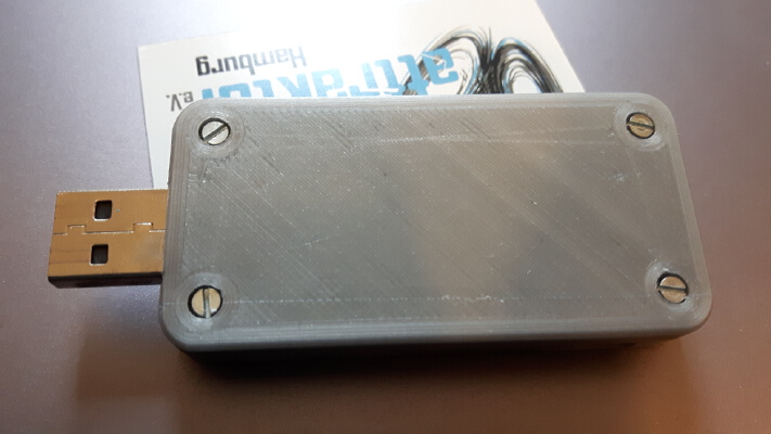 Raspberry Pi Zero W USB Dongle Case, Modded Header_USB-Pos_Heat-Sink | 3d print model