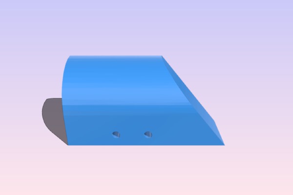 Kingroon KP3S V6 PT100 Blower Duct Fan | 3d print model