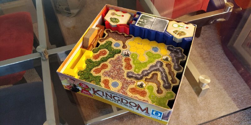 Kingdom Builder - Organizer for Original Box - Fits all 4 Expansions! | 3d print model