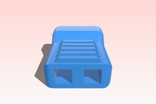 Zip Toggle | 3d print model