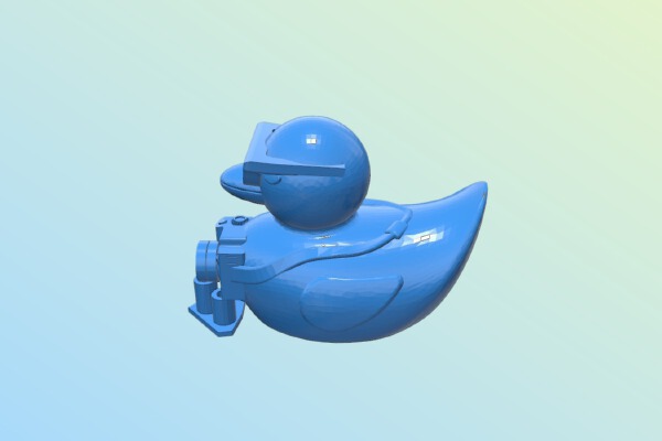 Tourist Duck | 3d print model