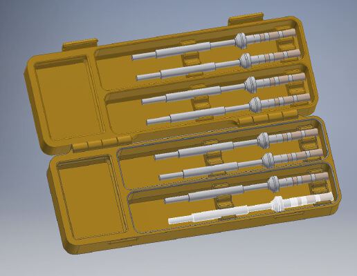 TS100 8 TIP CASE | 3d print model