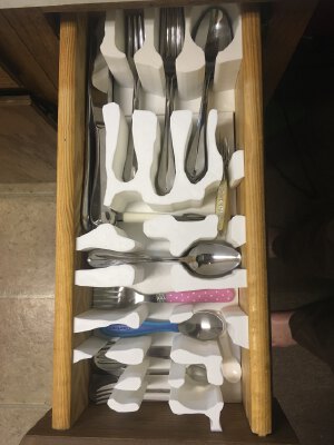 Custom Silverware Organizer | 3d print model