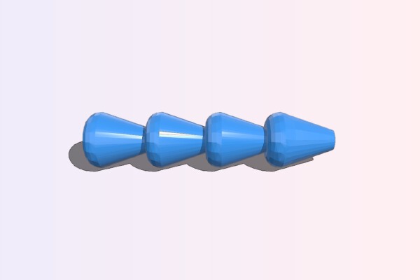 Tubular Fluid Diode (scalable) | 3d print model