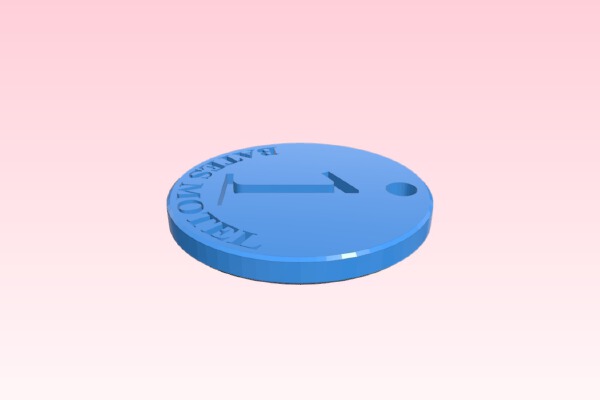 Key and Keychain (individual) | 3d print model