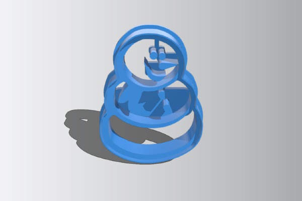 Snowman Cookie Cutter | 3d print model