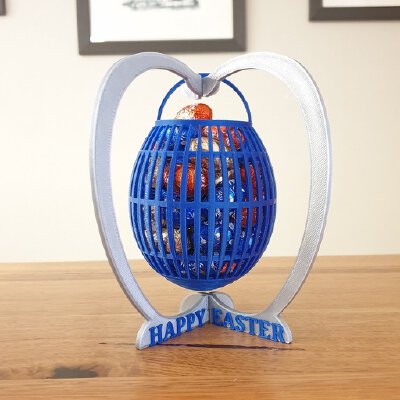 Easter basket and stand | 3d print model