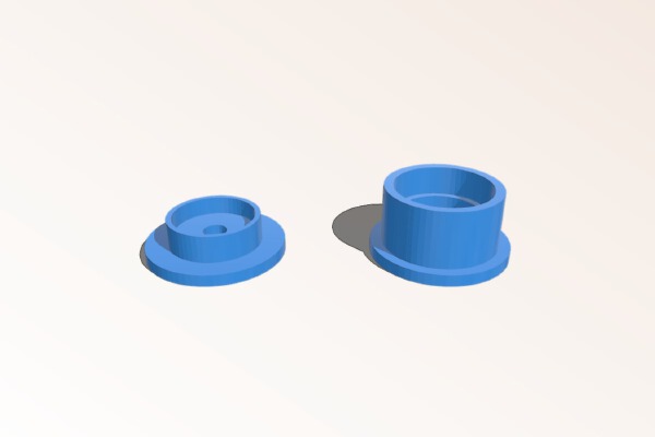 polea tensor eje X con rodamiento 10x4x3 (tensile pulley x-axis with bearing) | 3d print model