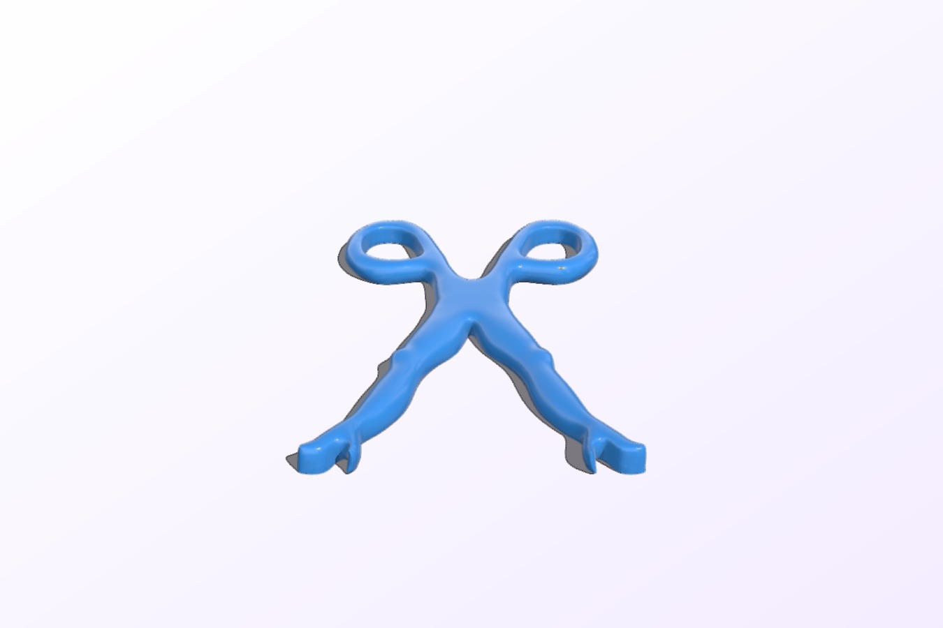 Scissor sisters pendant