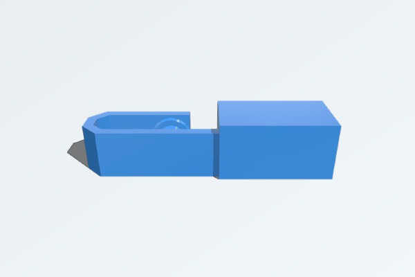 Printrbot LC Filament Guide | 3d print model