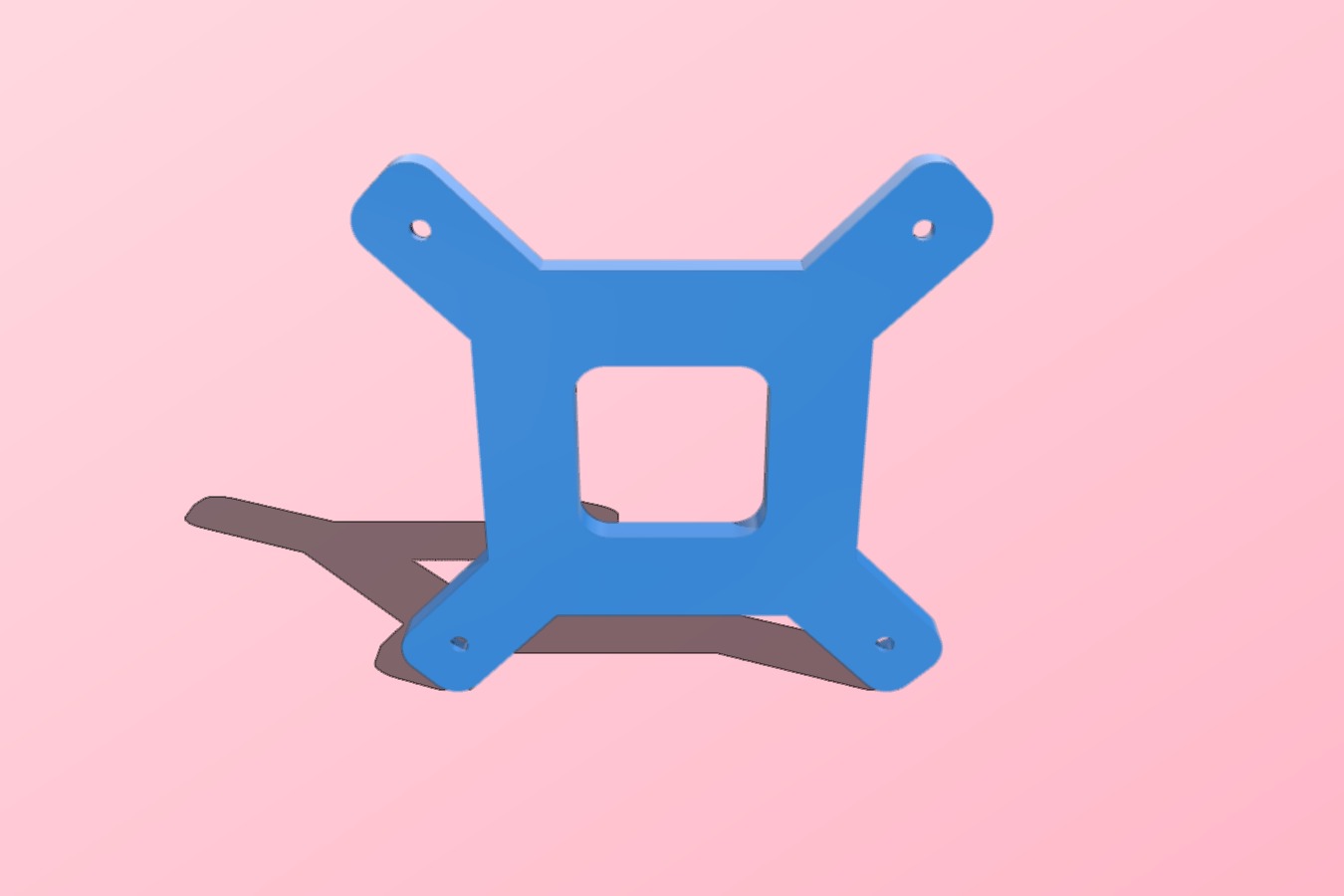 Backplate socket LGA 775 LGA775