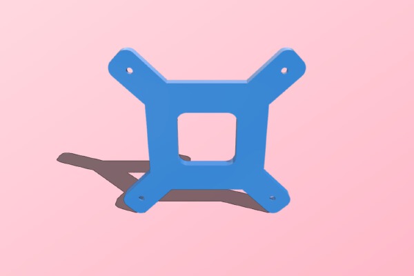 Backplate socket LGA 775 LGA775 | 3d print model