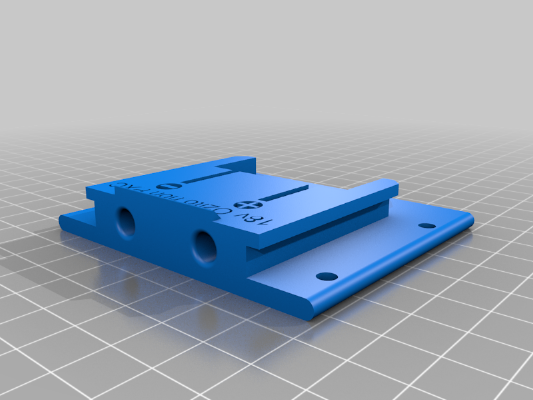 Ozito Battery Mounts | 3d print model
