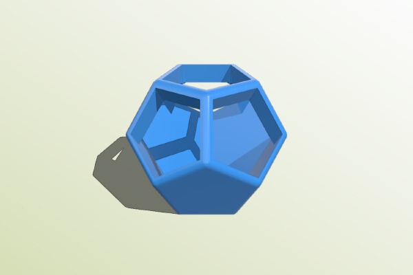 Dodecahedron Planter | 3d print model