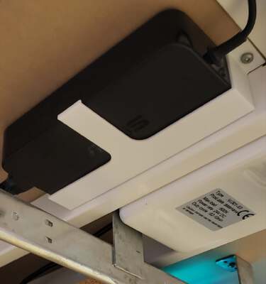 Under desk AC adapter holder for laptops | 3d print model