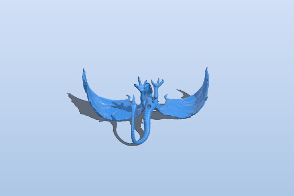Amphiptere pose | 3d print model