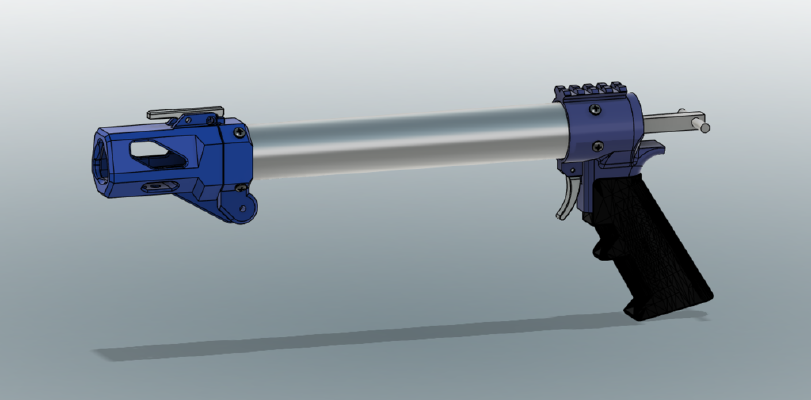 The Kellybow - A Modern Nerf Rainbow Pistol | 3d print model
