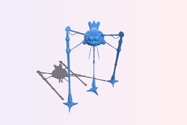 Tripod Fixed – robot | 3d print model