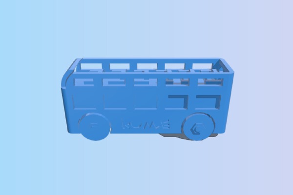 Rome bus | 3d print model