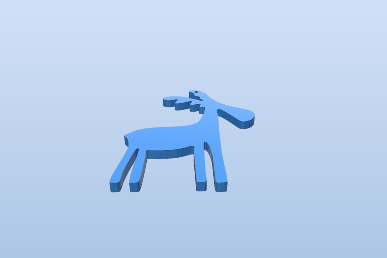 Christmas Moose