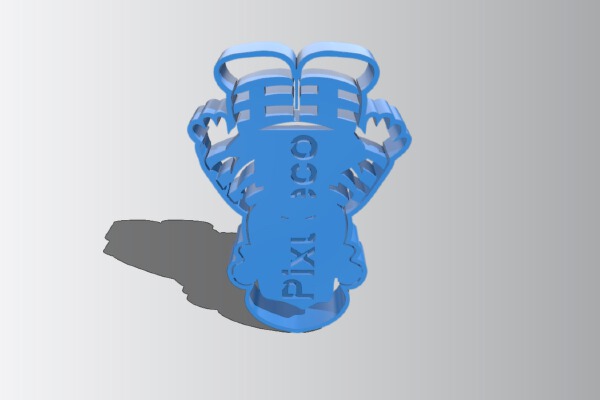 Pixuleco Cookie Cutter | 3d print model