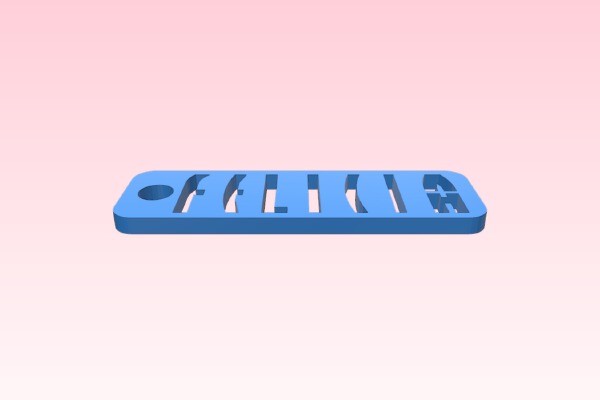 SKODA FELICIA key chain | 3d print model